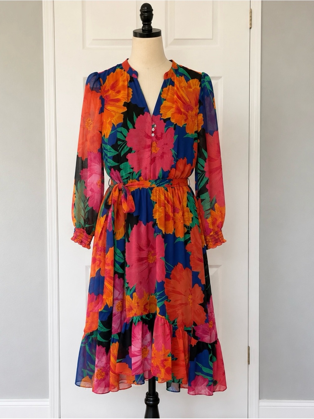 Calvin Klein Floral Multicolor Dress